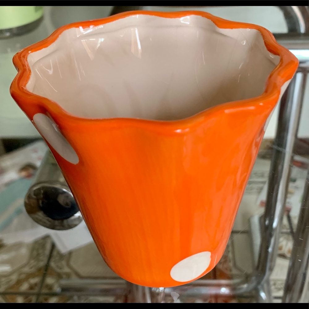 Halloween small plant pot & faux flower set